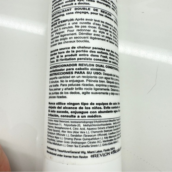 REVLON Dual Conditioner for Synthetic Hair Extensions/ Wigs 8oz Spray NEW RARE - Picture 4 of 7